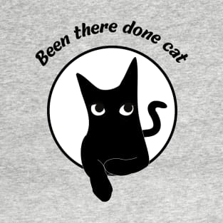 Been there done cat funny t-shirt for cat lovers T-Shirt